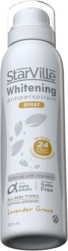 Starville Whitening Antiperspirants Spray Lavender Grace 200 ml