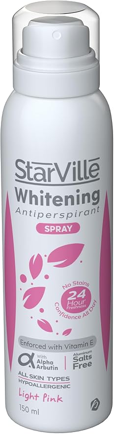 Starville Whitening Antiperspirants Spray Light Pink 200 ml