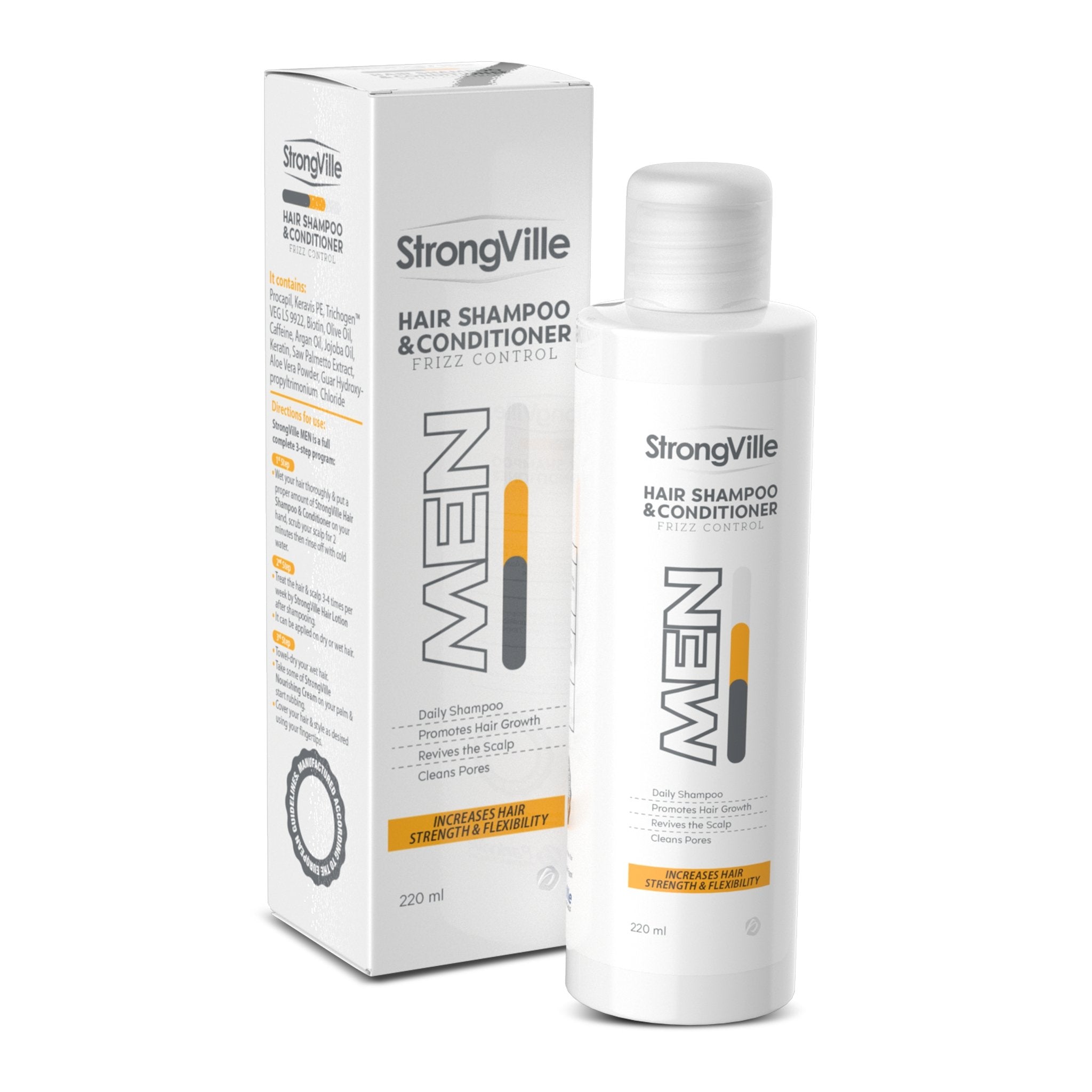 Strongville Men Shampoo & Conditioner 220ml - ZYNAH