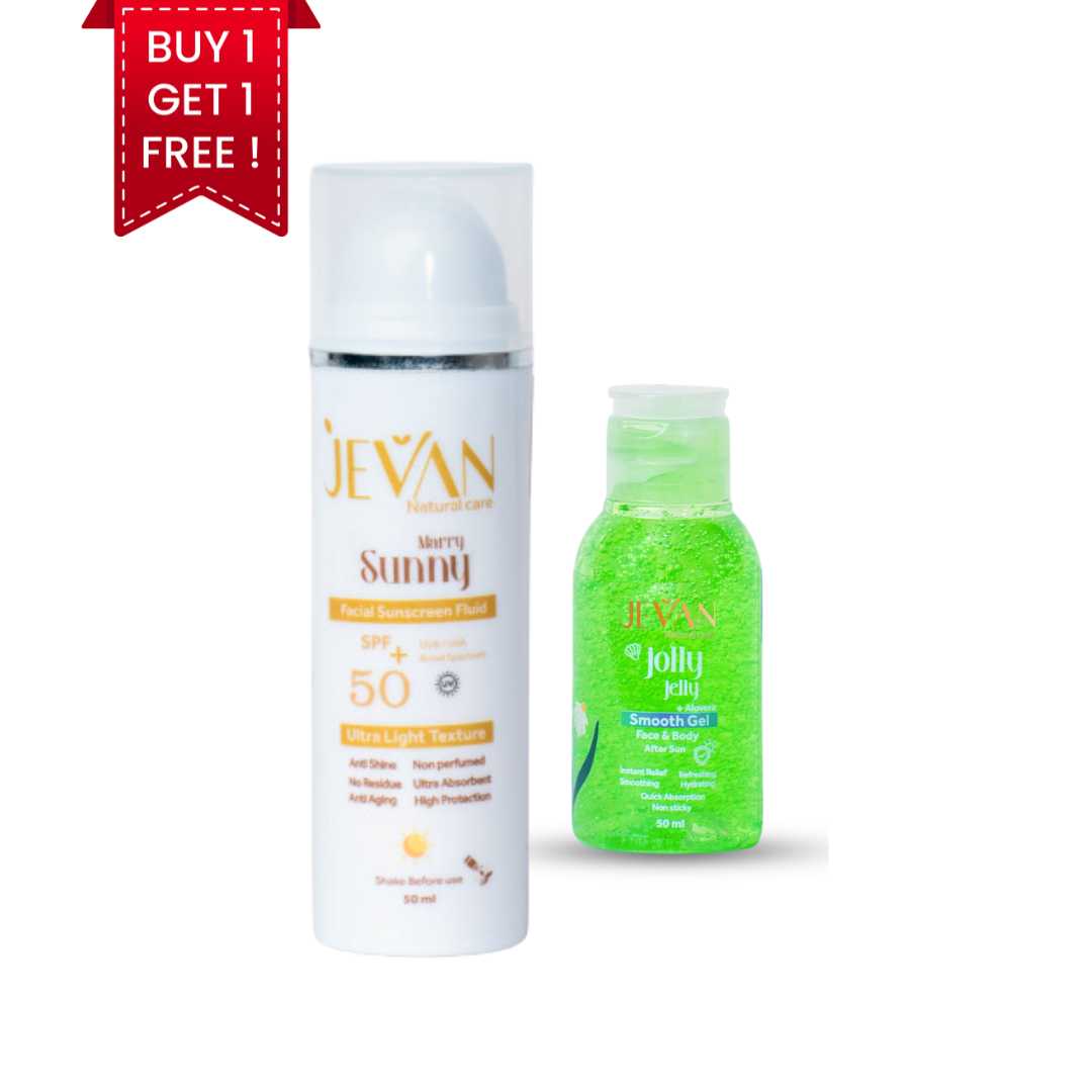 Sunny Marry Fluid Sunscreen + FREE Gel After Sun Gift - ZYNAH
