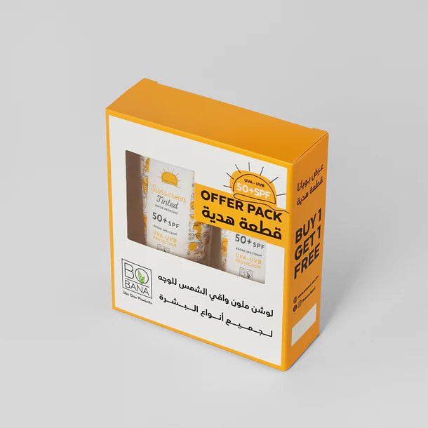 Tinted Sunscreen Lotion SPF50+ (1+1 FREE) - ZYNAH