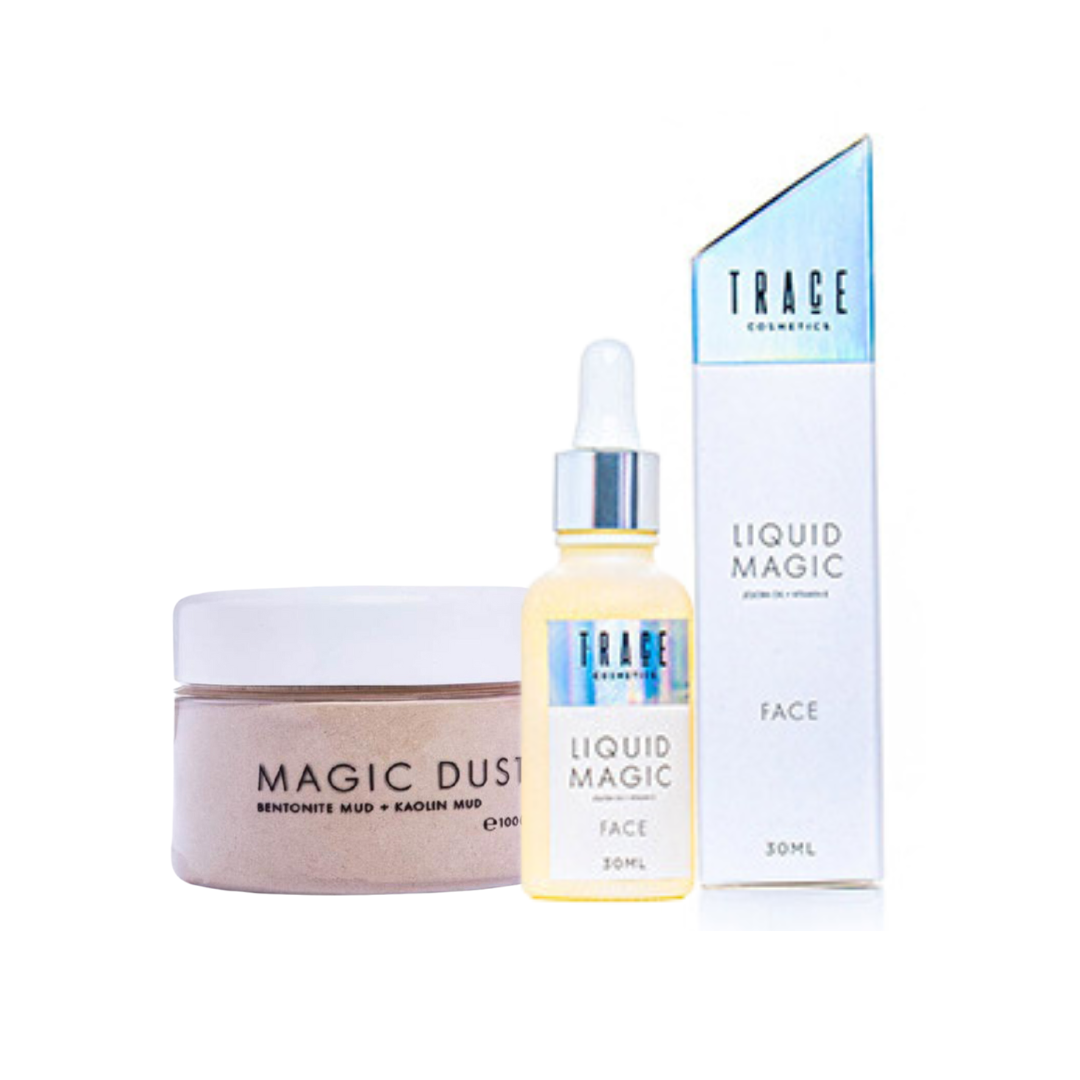 Trace Beauty Duo: Magic Dust Clay Mask + Face Oil