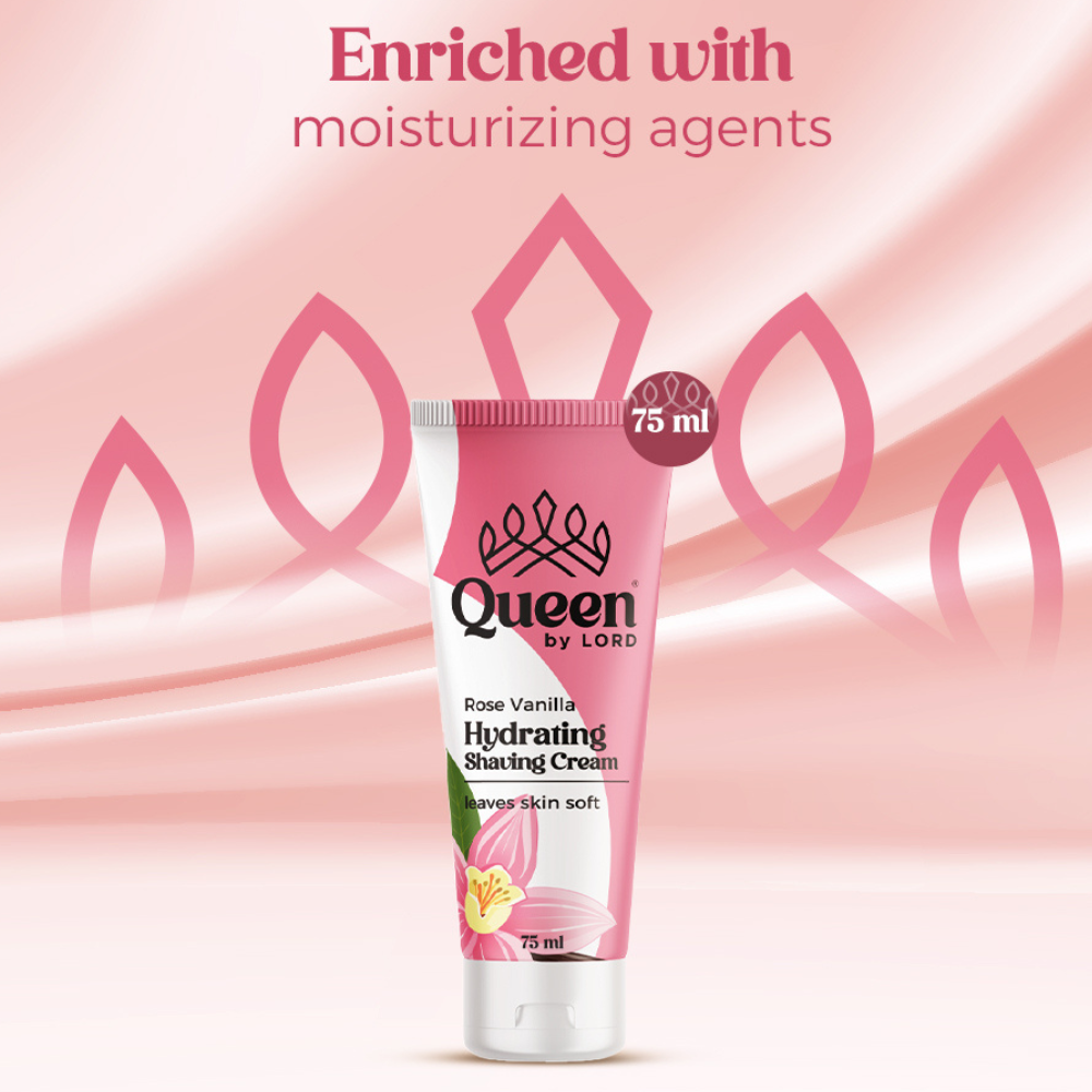 Queen Shaving Cream Rose Vanilla (Normal Skin)