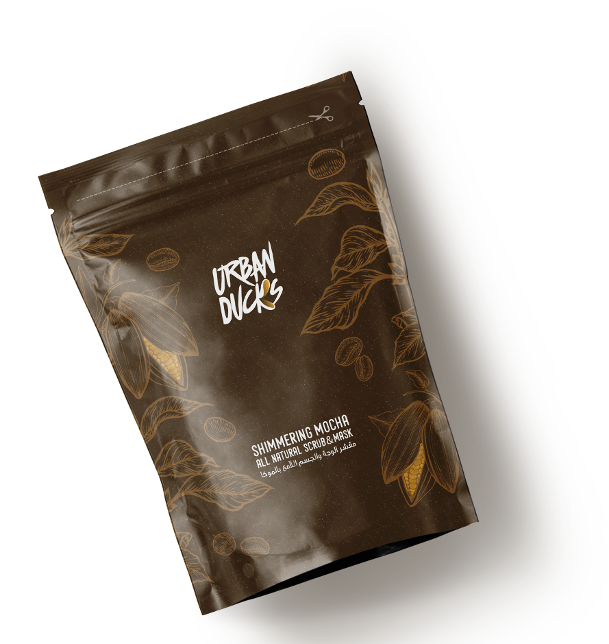 Urban Ducks Shimmering Coffee Mocha Scrub - ZYNAH