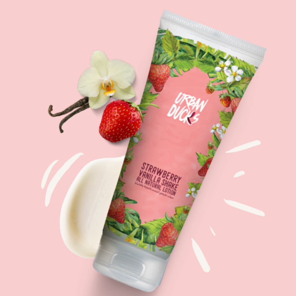 Urban Ducks Strawberry Vanilla Shake Lotion Zynah