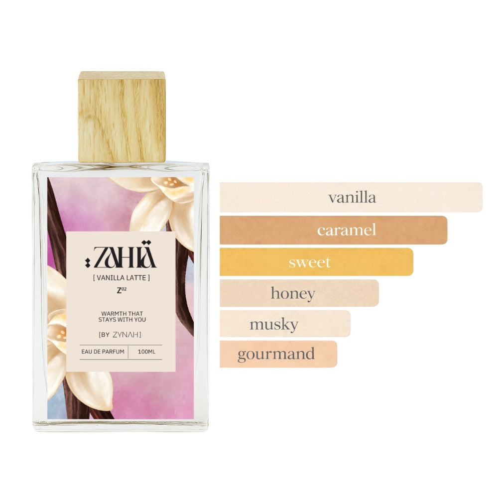 Zahia Vanilla Latte perfume on ZYNAH