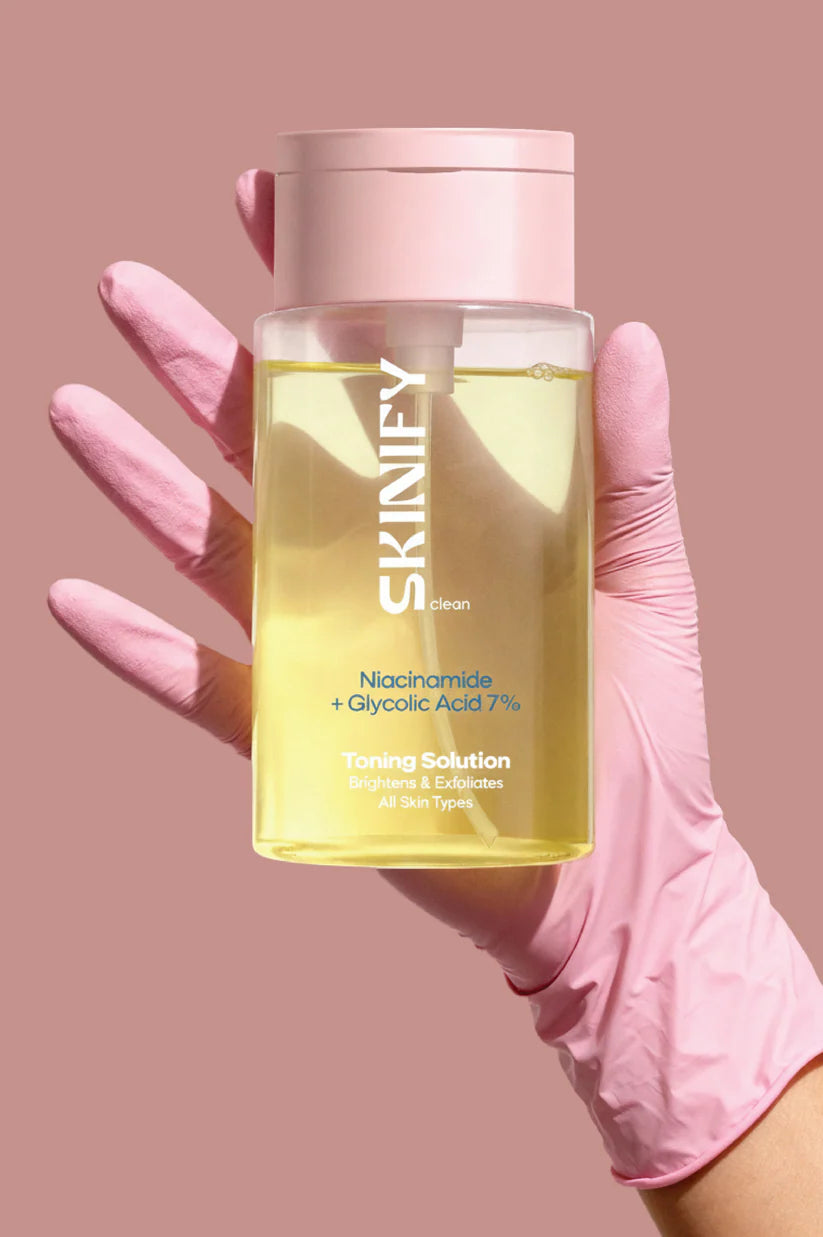 Skinify Clean Niacinamide + Glycolic Acid 7% Toning Solution All Skin Types 200ml