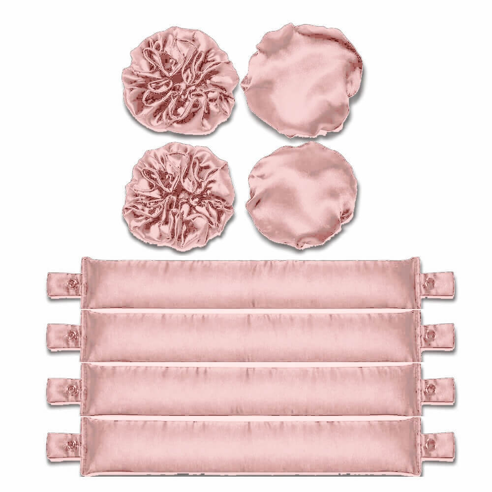 Satin Heatless Hair Curlers (Bun Bons 4 Set)