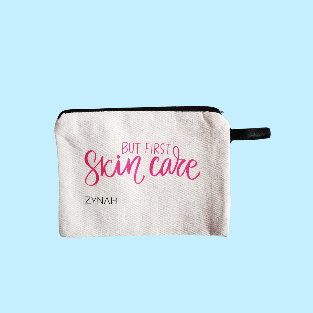 But First Skincare  Beauty Pouch