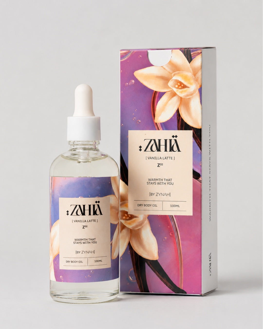 Zahia Vanilla Latte Dry Oil 100ml