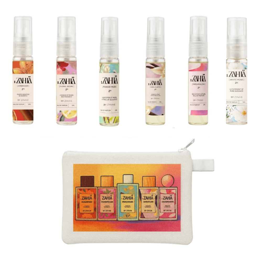 Zahia 6-Scent Discovery Bundle on ZYNAH perfumes