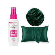 Silk Dreams Bundle (CT Hair Mist(Bloom) + ZYNAH Satin Bonnet & Pillowcase on ZYNAH