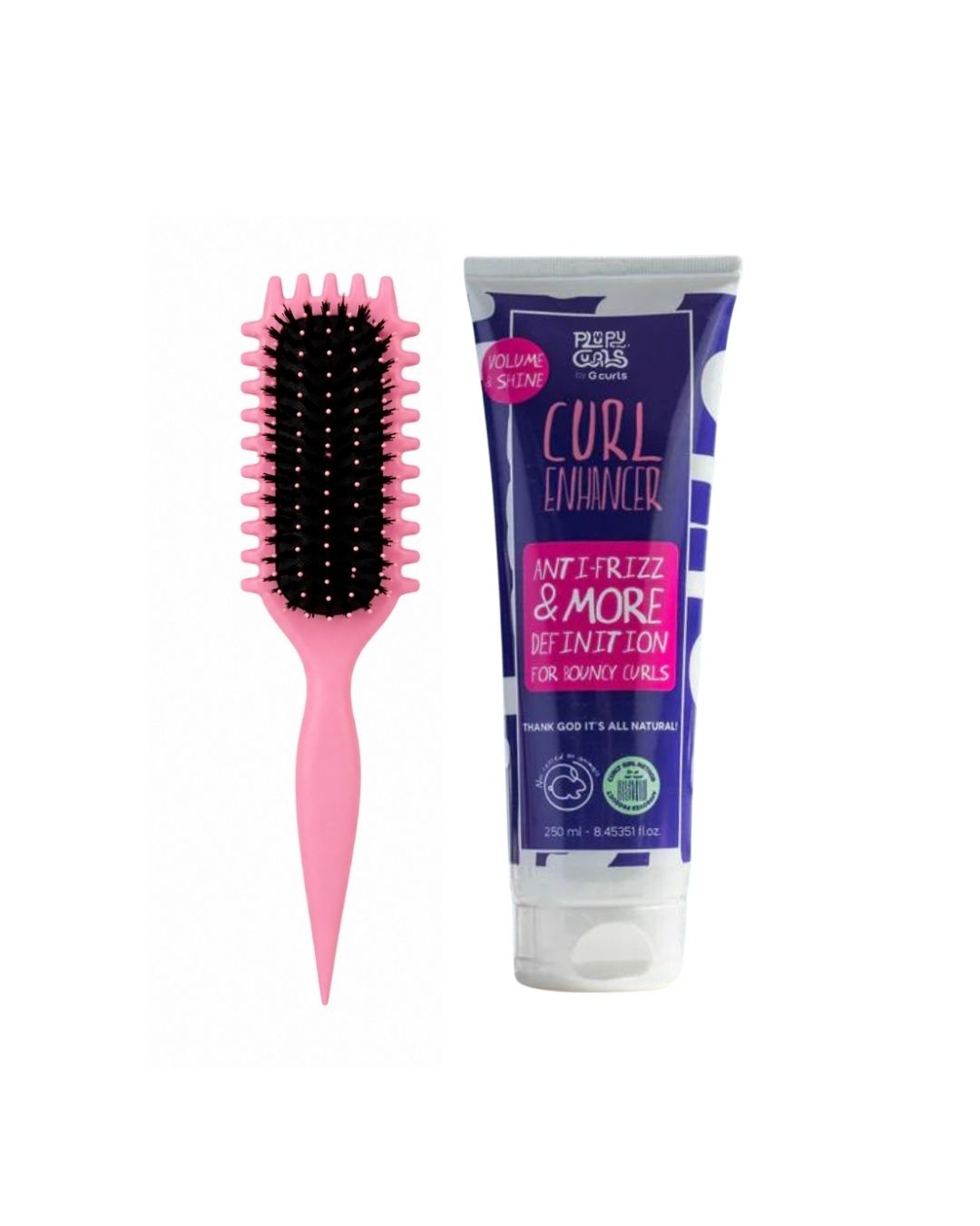 Zynah Viral Curly Brush + Plumpy Curl Enhancer on ZYNAH