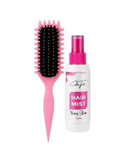 Curl Goals Set (  Curly Hair Brush + CT Honey Rose Hair Mist ) on ZYNAH