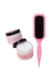 Zynah Viral Curly Brush + Braes Deep Hair Mask(500ML) on ZYNAH