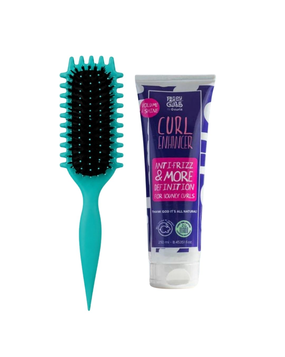 Zynah Viral Curly Brush + Plumpy Curl Enhancer on ZYNAH