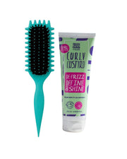 Zynah Curly Brush + Plumpy Curly Hair Gel on ZYNAH