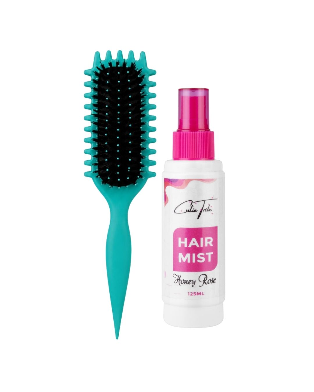 Curl Goals Set (  Curly Hair Brush + CT Honey Rose Hair Mist ) on ZYNAH