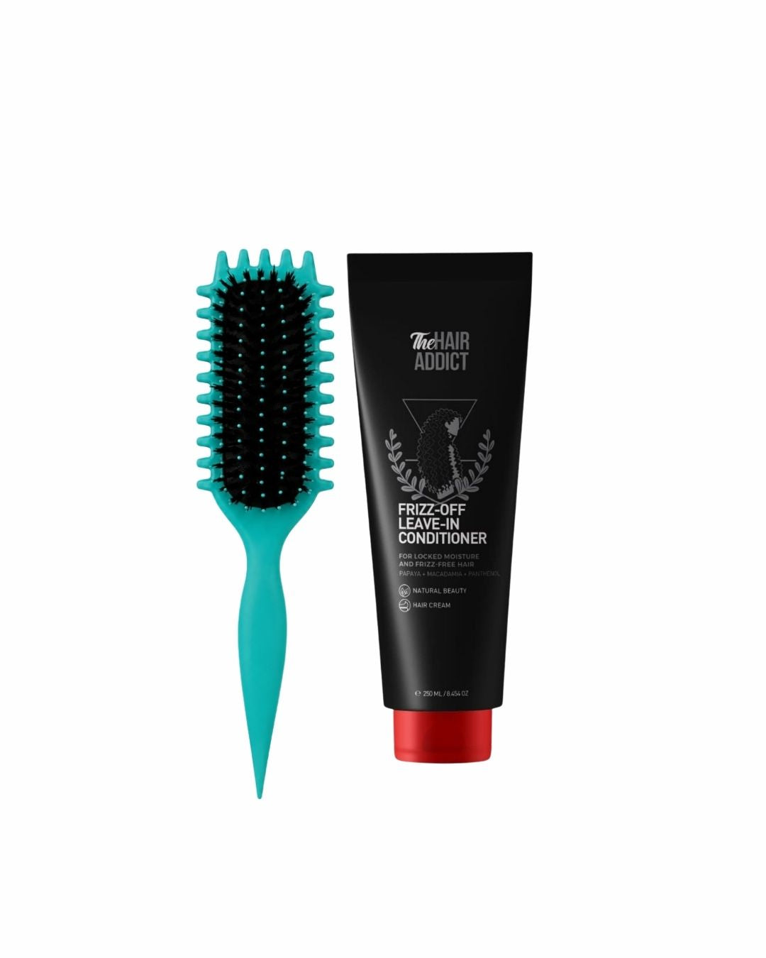 Viral Curly Hair Brush + The Hair Addict Leave-In on ZYNAH