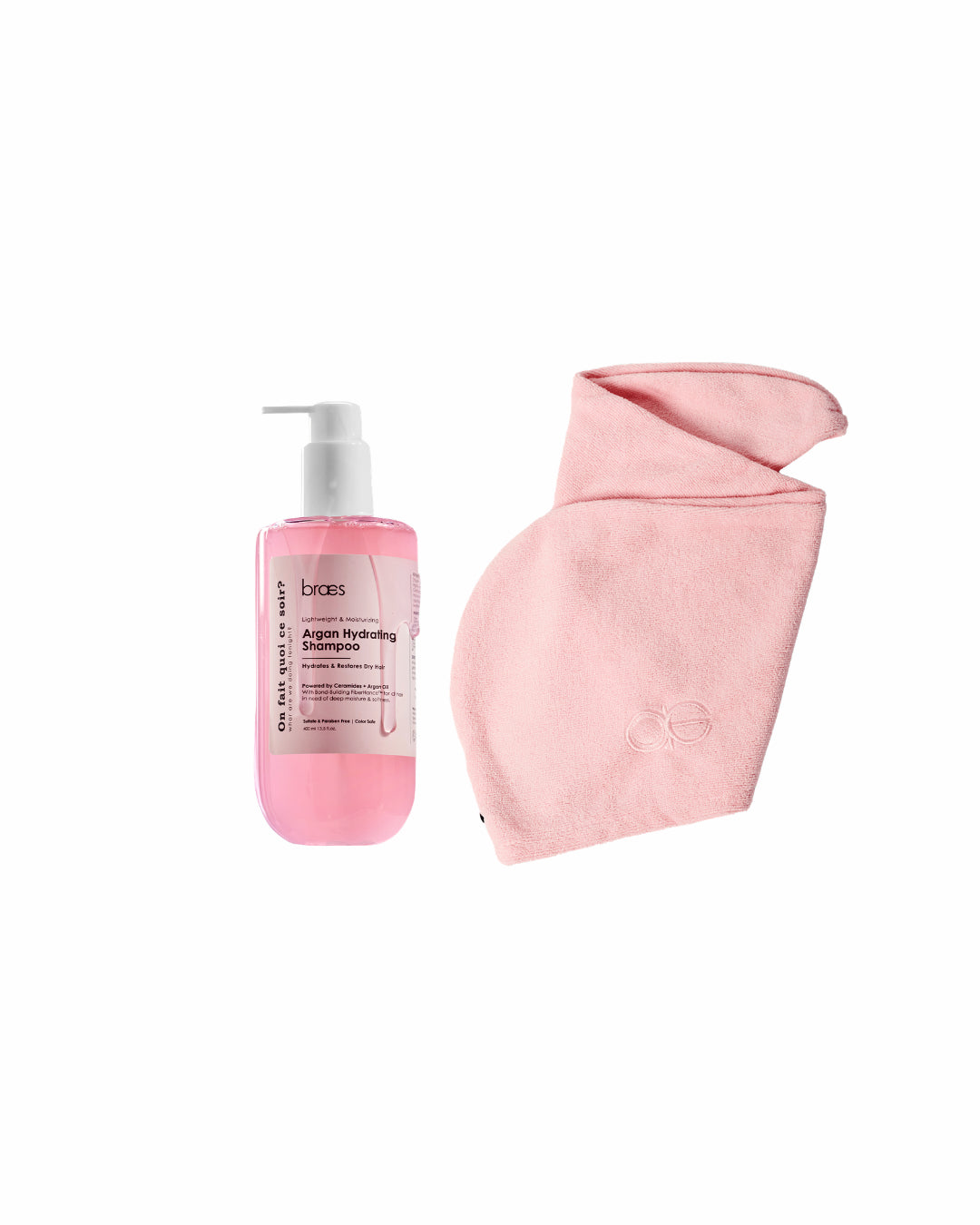 Braes Argan Infused Shampoo + Braes Microfiber Hair Towel on ZYNAH
