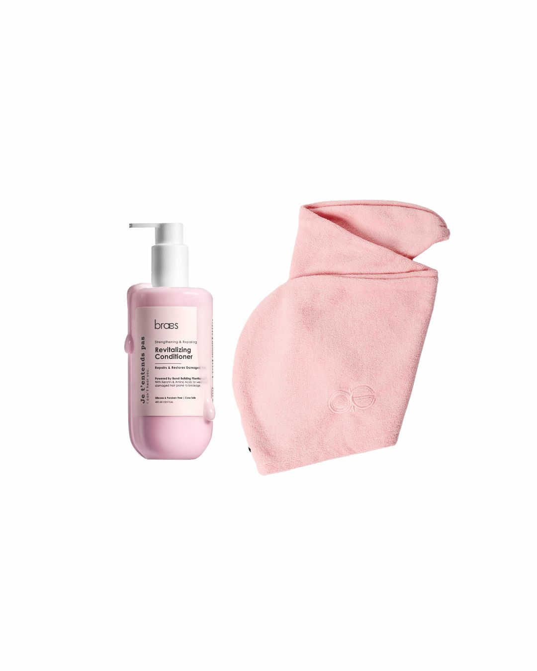 Braes Revitalizing Conditioner + Braes Microfiber Hair Towel on ZYNAH