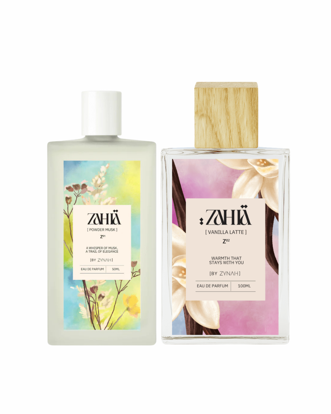 Zahia 100ML Powder Musk + Creamy Vanilla Latte on ZYNAH