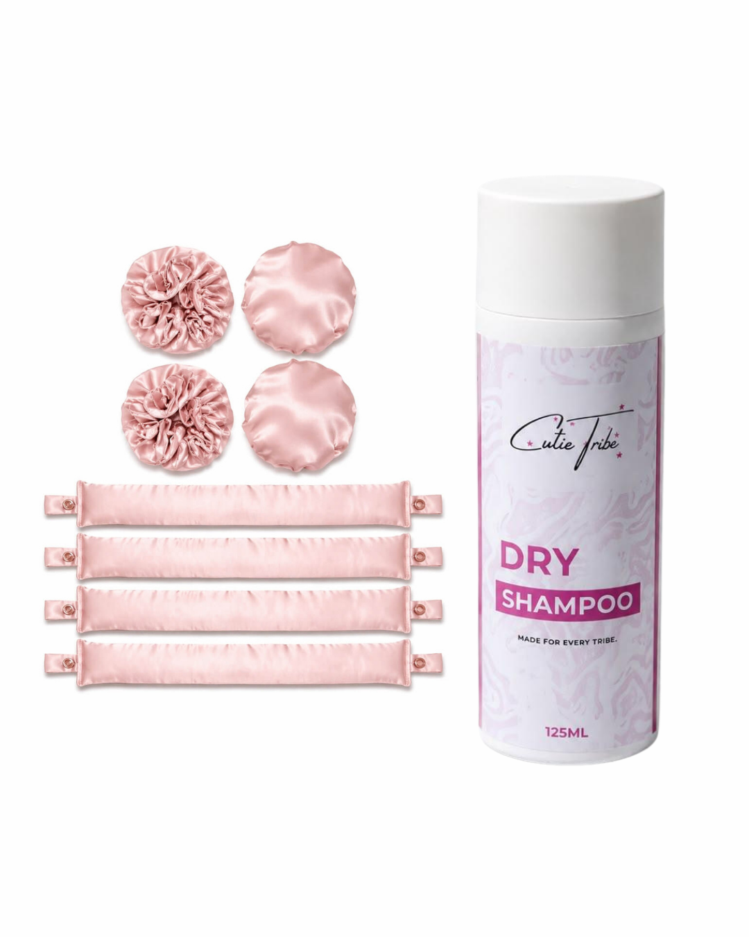 Satin Heatless Hair Curlers + CT Dry Shampoo on ZYNAH
