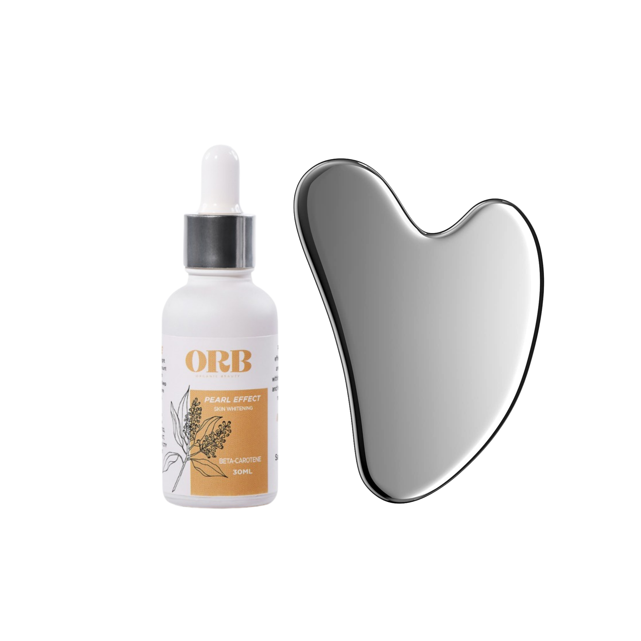 Gua Sha +  ORB Pearl Effect Skin Whitening Serum on ZYNAH