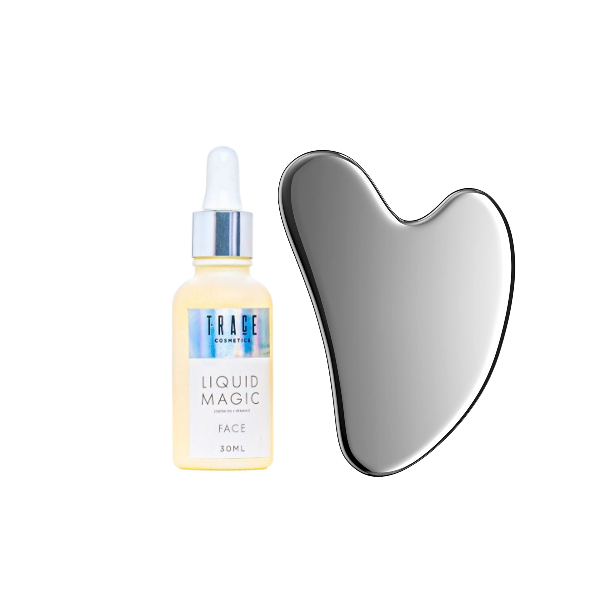 Gua Sha + Trace Liquid Magic Face Oil on ZYNAH