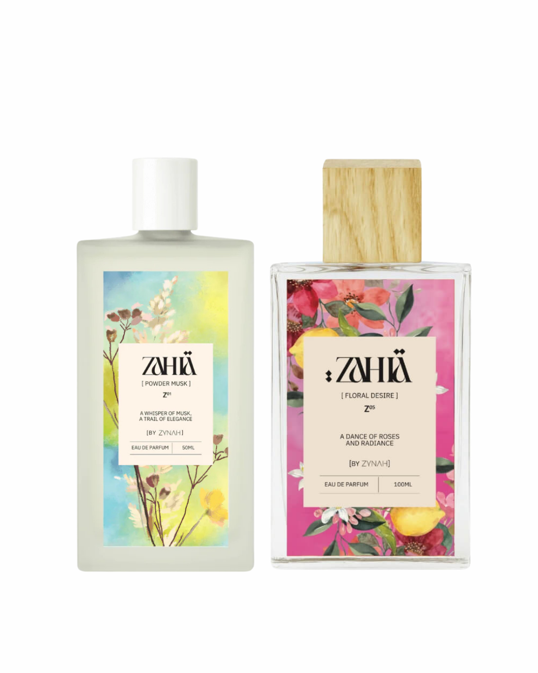 Zahia 100ML Floral Desire + Powder Musk on ZYNAH