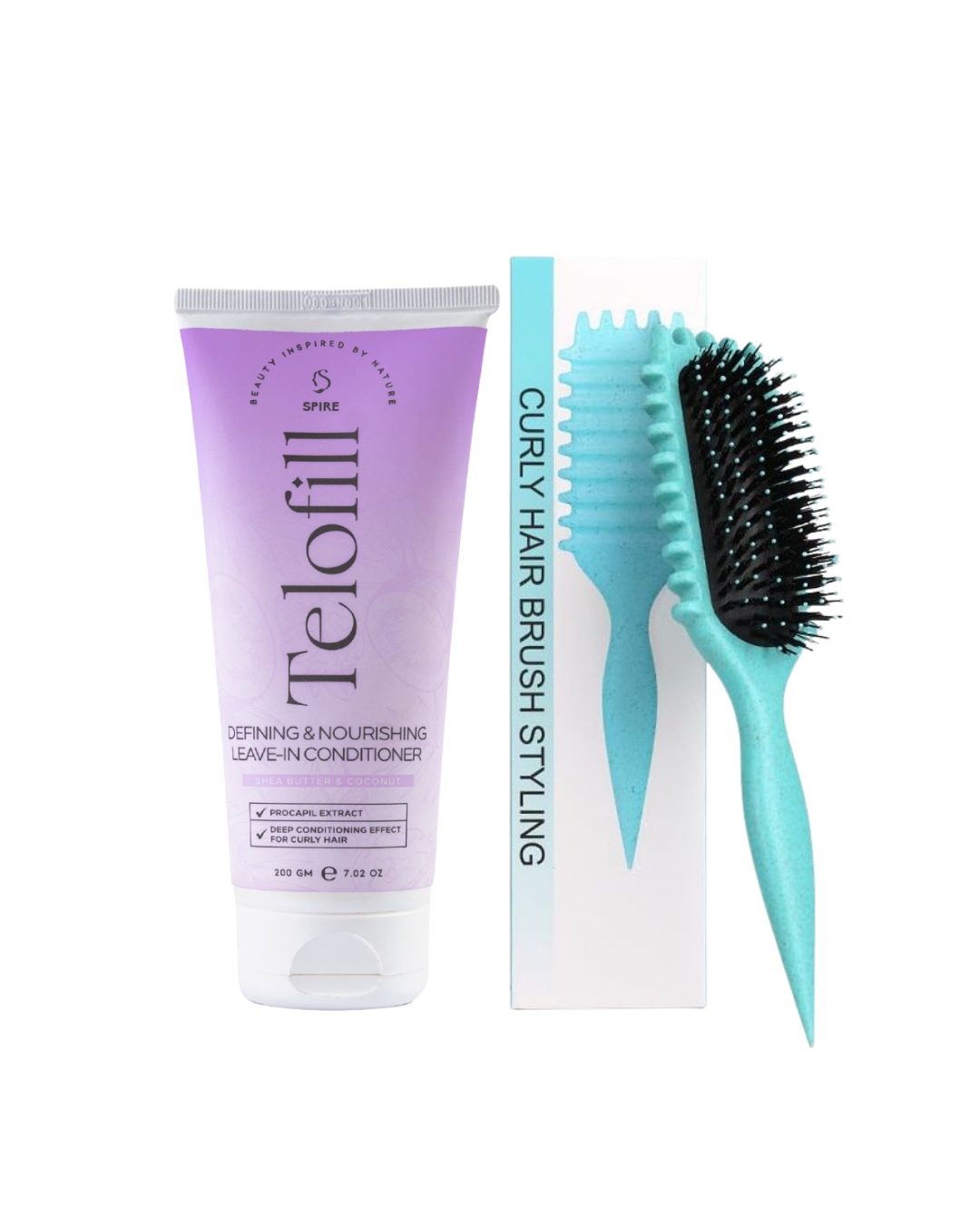 Telofill Leave-In & Curly Styling & Defining Brush on ZYNAH