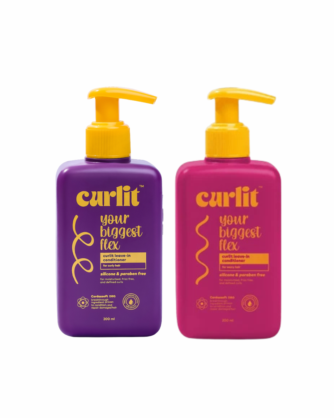 Curlit Double Definition Duo (Curly & Wavy Leave-ins) on ZYNAH