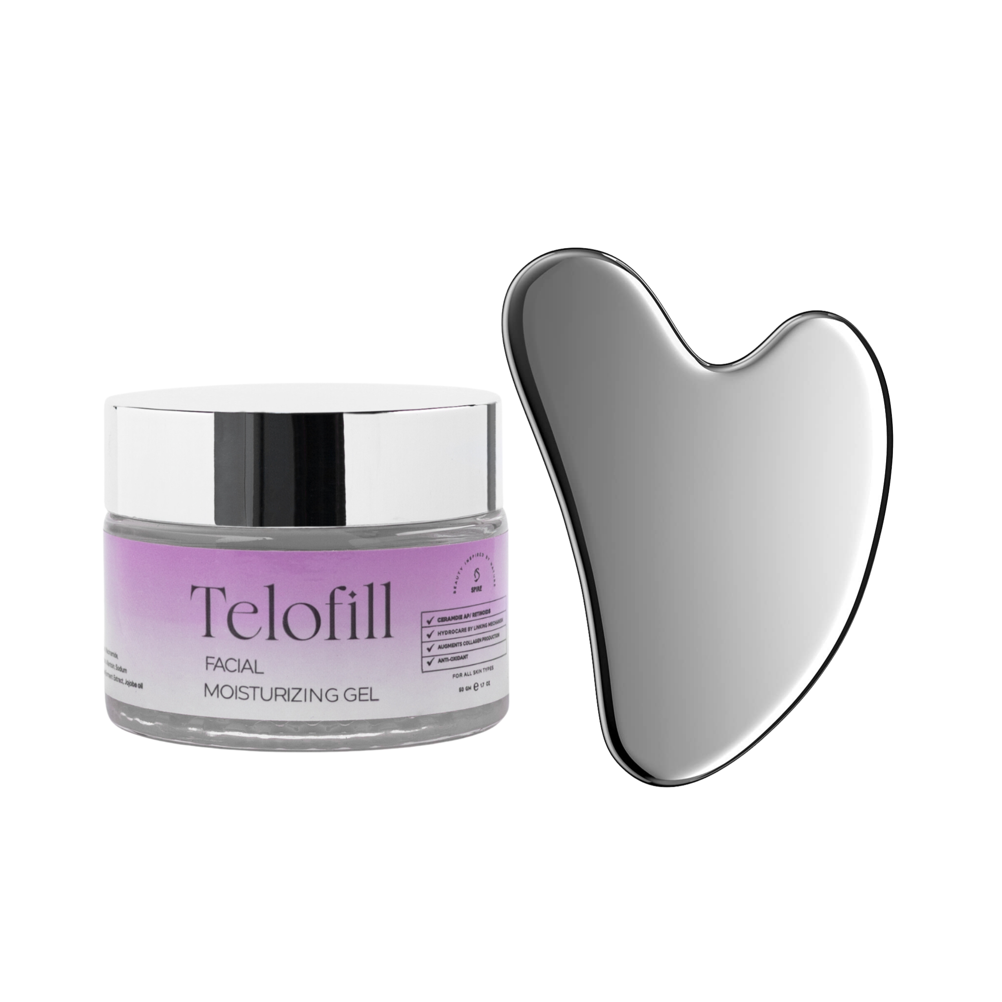 Gua Sha + Telofill Facial Moisturizing Gel on ZYNAH
