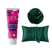 Plumpy Curls Leave-In + ZYNAH Satin Bonnet & Pillowcase on ZYNAH