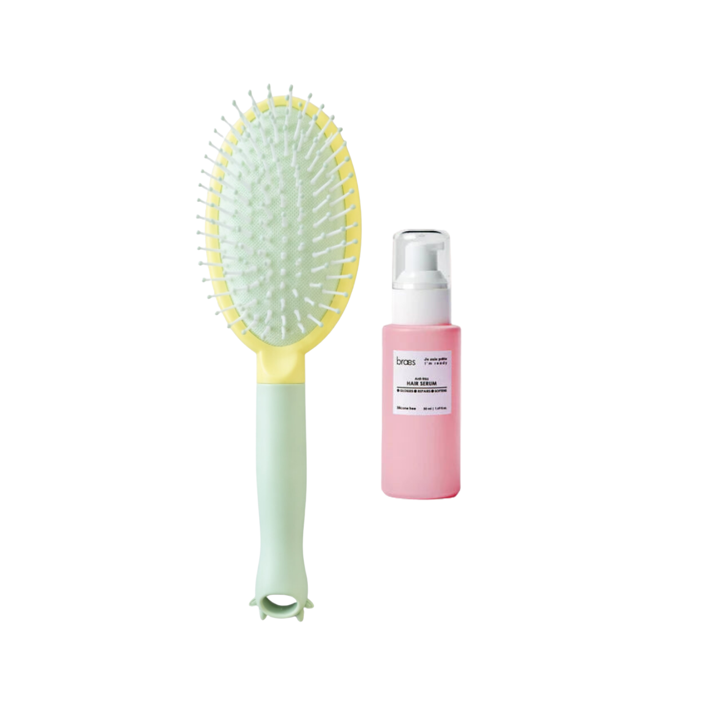 Zynah Hair Brush + Braes Hair Serum on ZYNAH