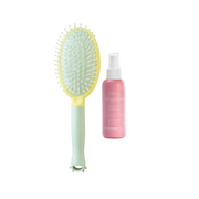 Zynah Hair Brush + Braes Detangling Leave-in Spray on ZYNAH