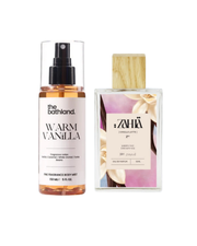 Zahia Creamy Vanilla Perfume(50ML) + The Bath Land Warm Vanilla Body Mist on ZYNAH
