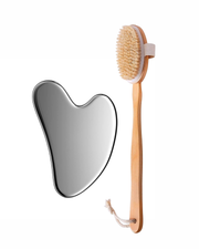 Daily Reset Duo ( Gua Sha + Dry & Exfoliating Brush ) on ZYNAH