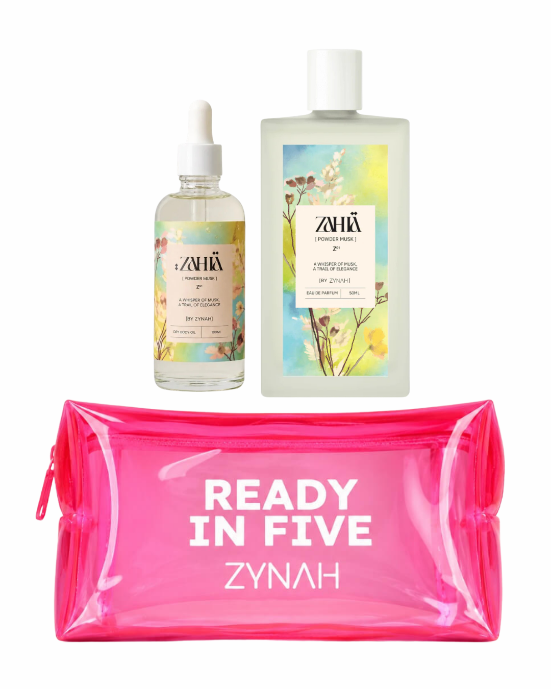 Powder Musk Lover Bundle ( Perfume + Dry Oil + Pouch ) on ZYNAH