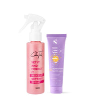 Beach Needs ( Telofill Sunscreen Gel Cream SPF 50+ + CT Setting Spray ) on ZYNAH