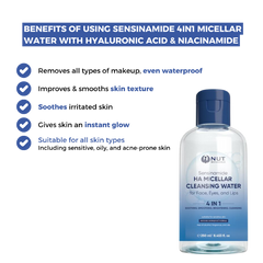 Sensinamide HA Micellar Cleansing Water (4 in 1)
