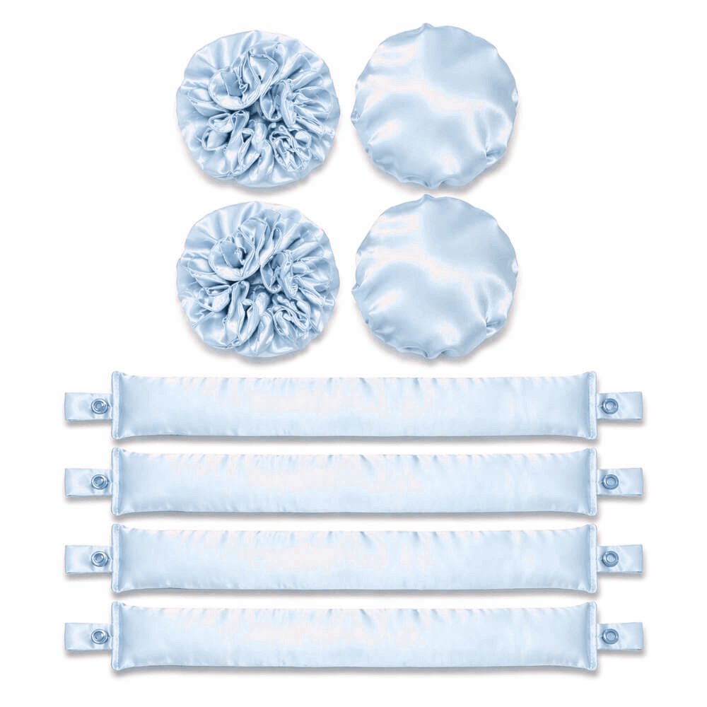 Satin Heatless Hair Curlers (Bun Bons 4 Set)