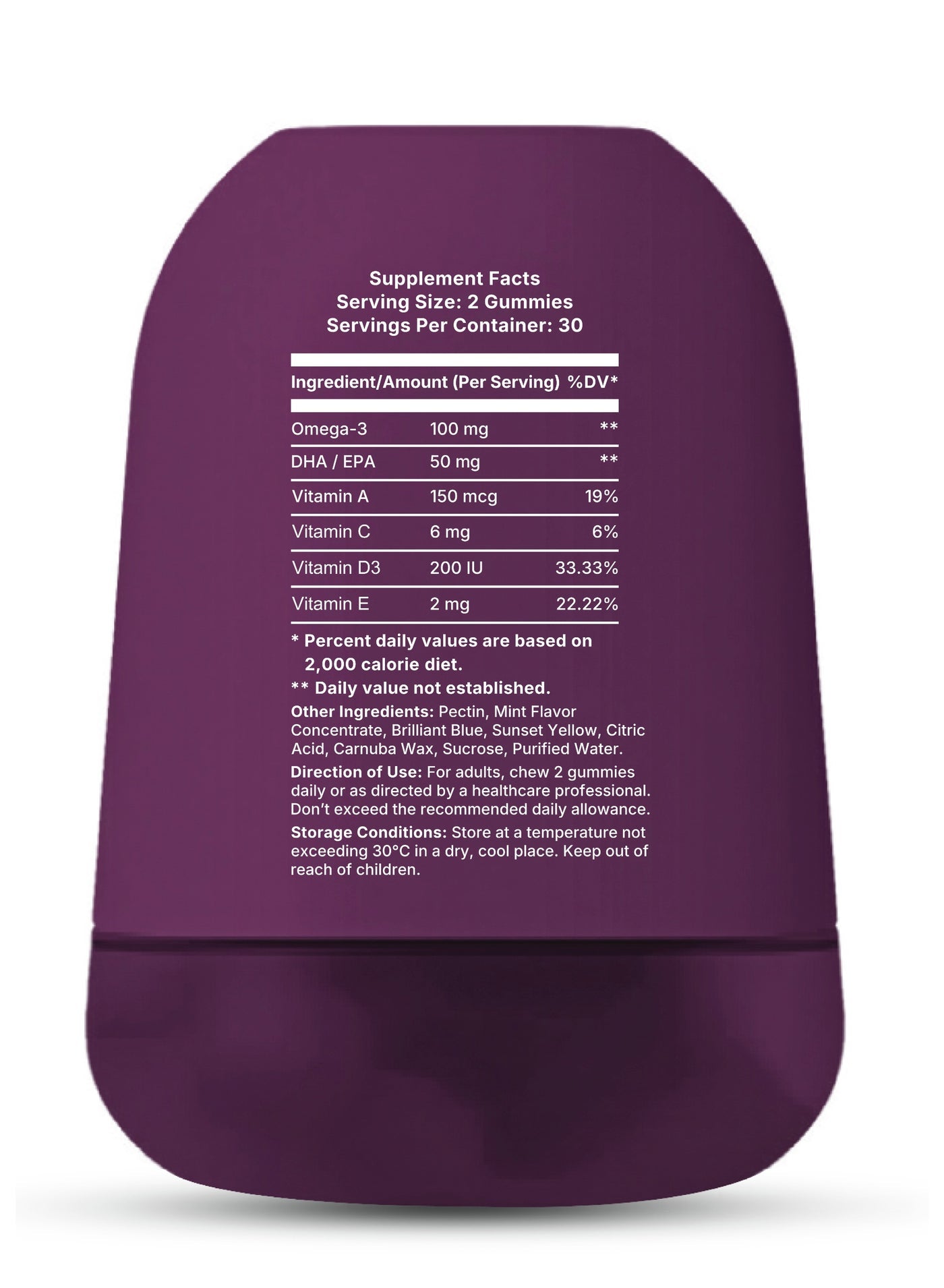 MYVI MyFocus  Omega 3,  60 Gummies