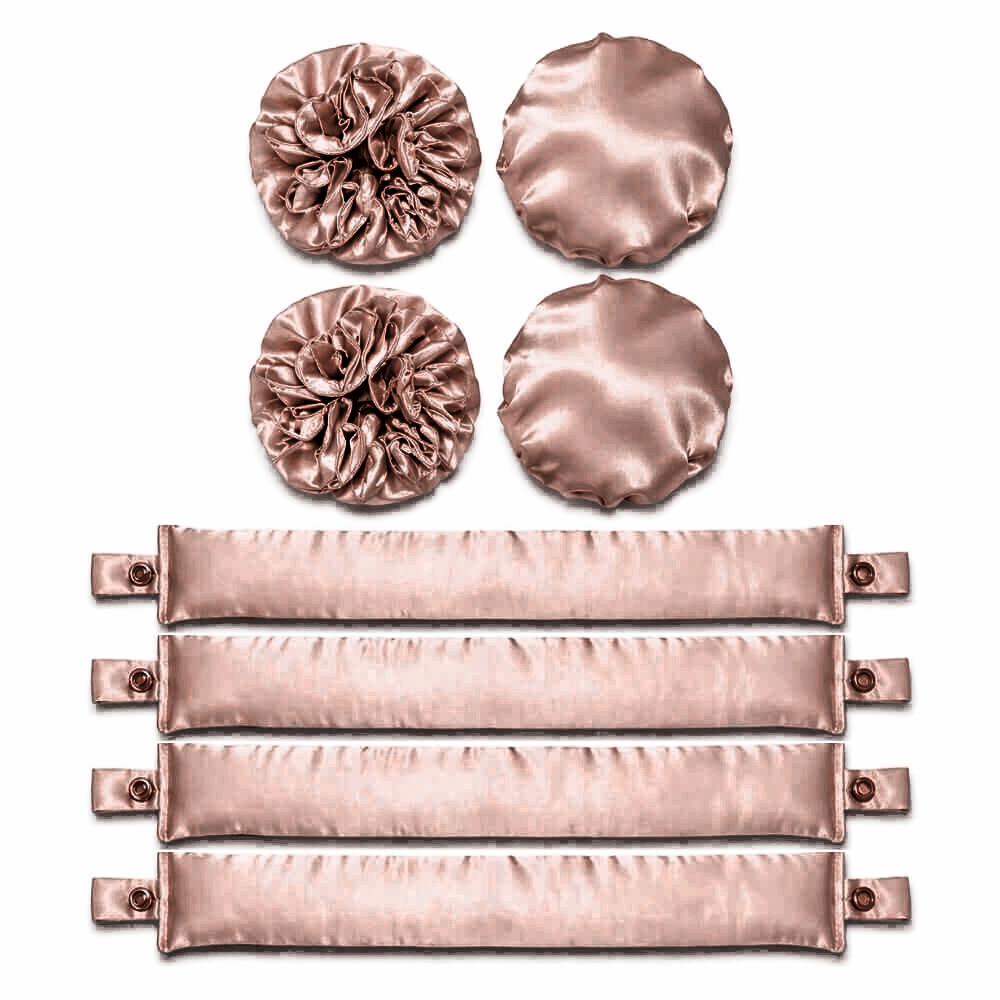 Satin Heatless Hair Curlers (Bun Bons 4 Set)