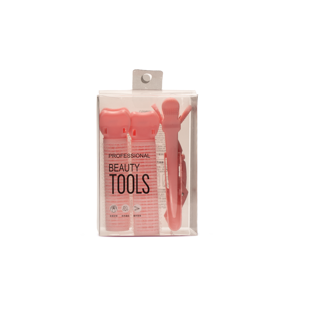 BaByliss baby hair clips set in a pouch (Multi color)