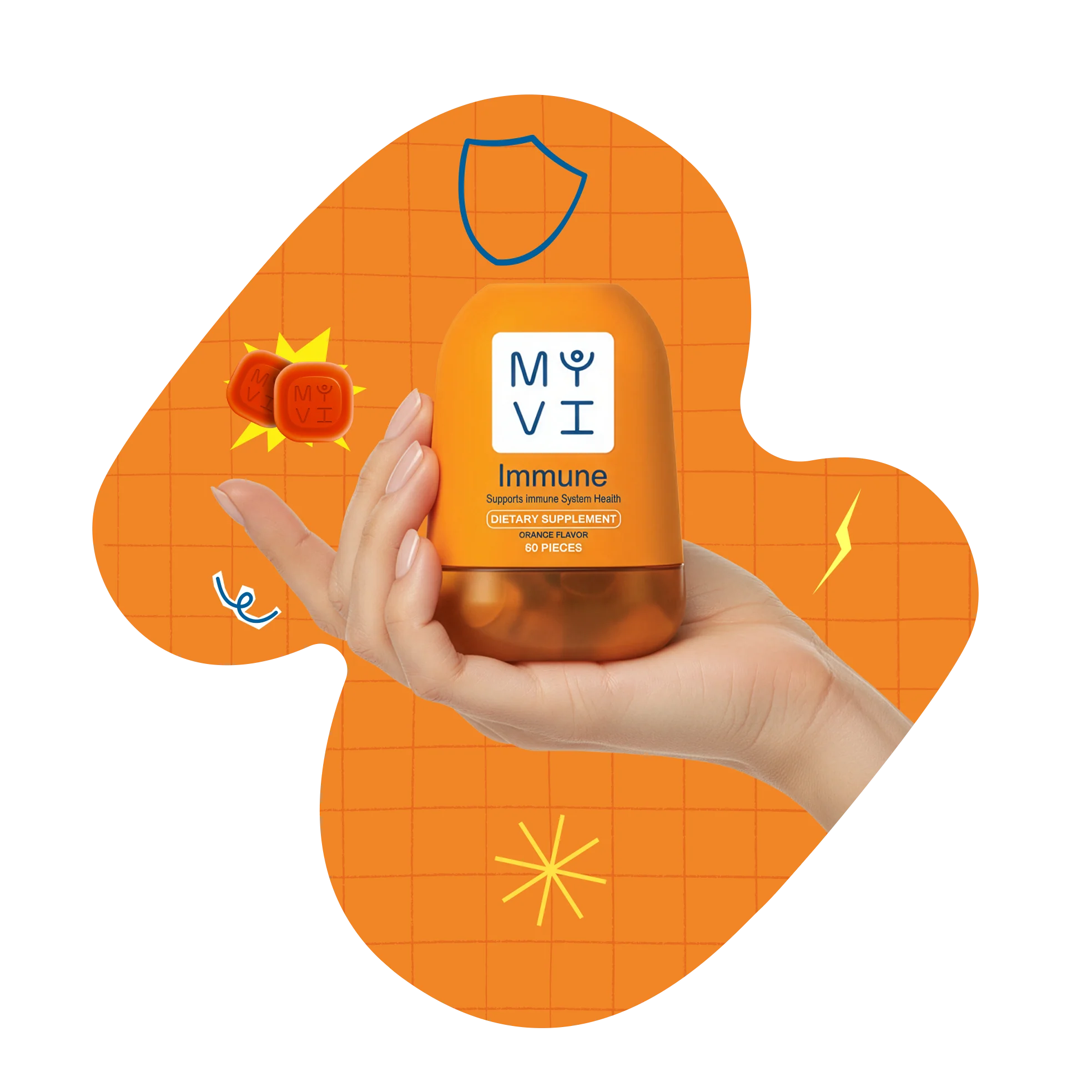 MYVI  MYImmune Gummies - 60 Pieces