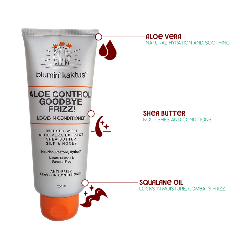 Blumin Kaktus Leave-in + Hair Gel & Curly Hair Styling Brush