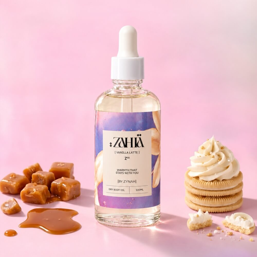 Zahia Dry Body Oil Vanilla Latte 100ml