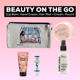 Beauty On the Go (Lip Balm, Hand Cream, Hair Mist + Cream, Pouch)