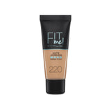 Maybelline Fit Me Matte + Poreless Foundation (220 Natural Beige) on ZYNAH